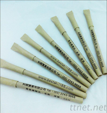 扁頭牛皮紙-環保迷你筆