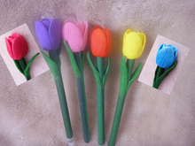 鬱金香軟陶原子筆