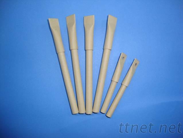 扁頭牛皮紙-環保迷你筆